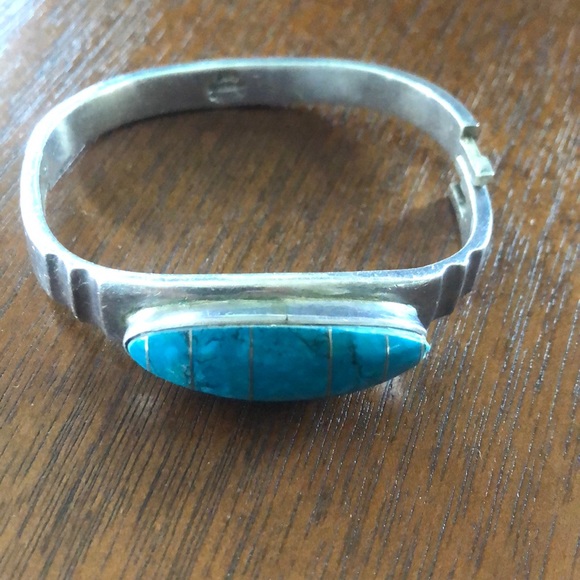 Vintage turquoise bracelet - Picture 3 of 5